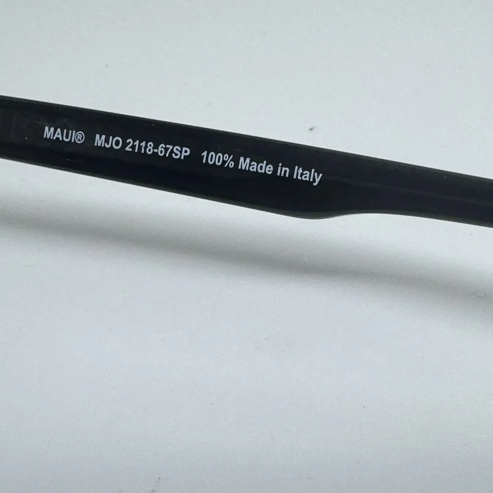 Maui Jim MJO 2118-67SP Gray/Brown Stripe Round Eyeglasses Frames 49-20-145 14423